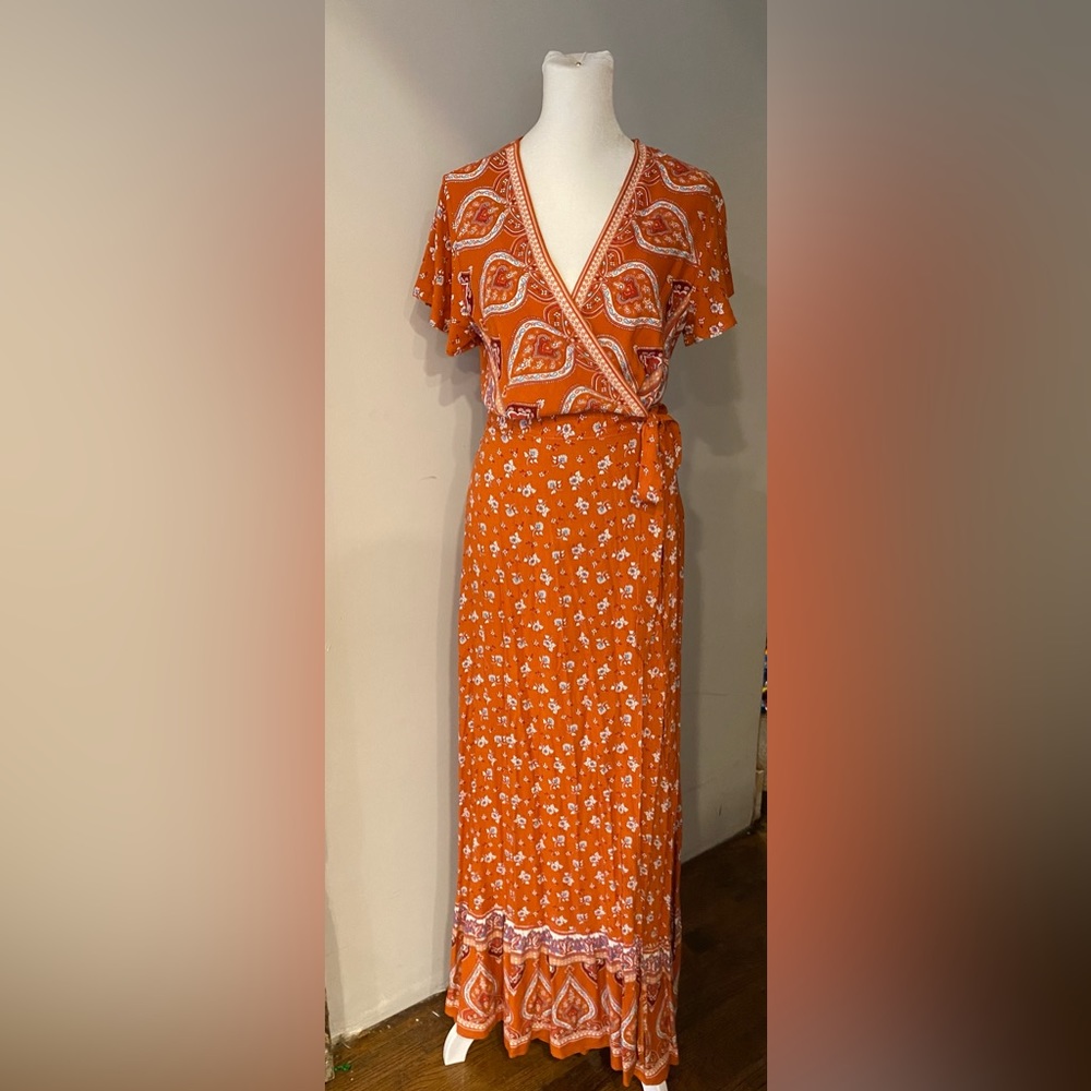 ZESICA Women’s Summer Wrap Floral Dress